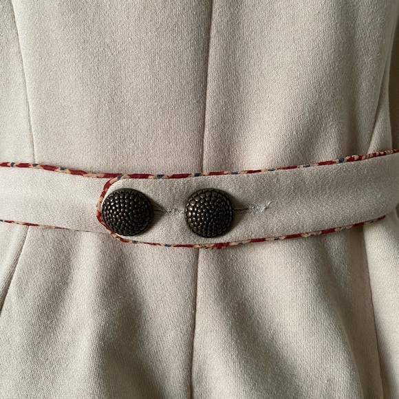 Nick & Moe (L) cream blazer - Beautiful embroidery & lining w/ a vintage feel - Picture 11 of 16